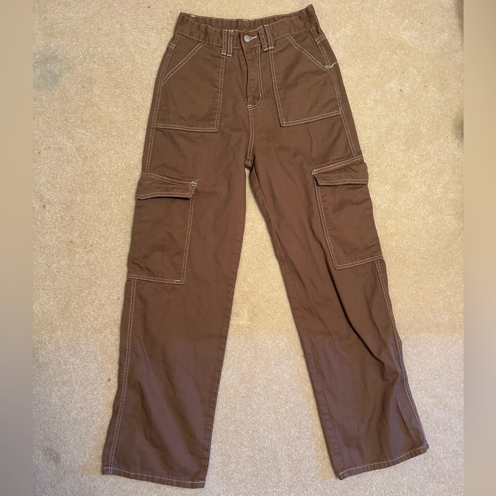 SHEIN Cargo Brown Pants